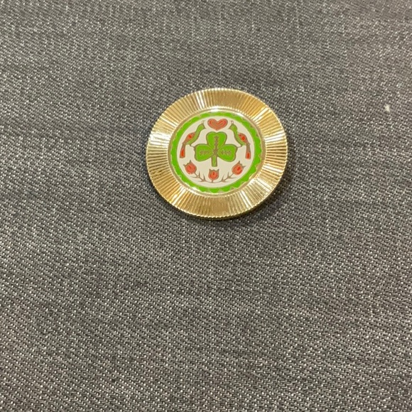 Vintage brooch, pin Pennsylvania Dutch Double Hex Sign - Picture 4 of 4